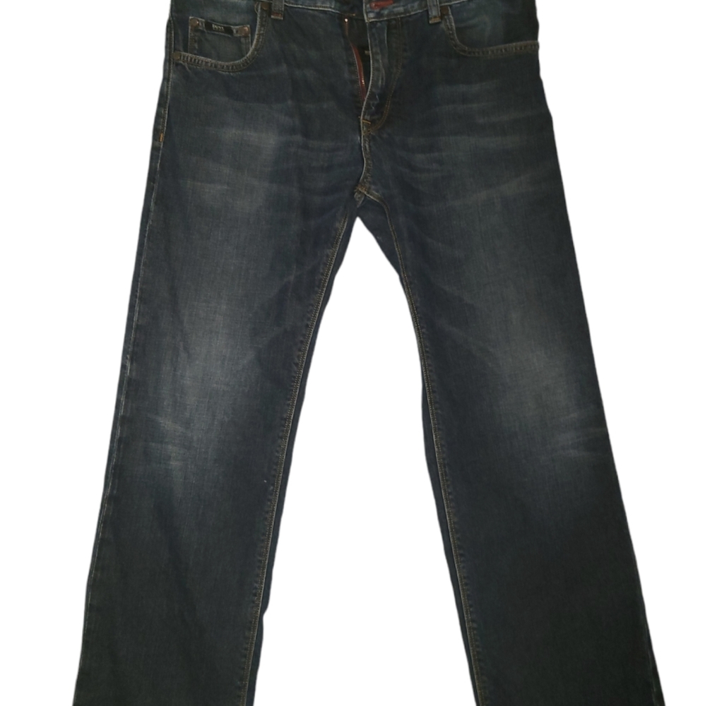 Hugo Boss Jeans Dark Navy Blue Color Size 30X34 Pre-owned Regular Fit MAINE